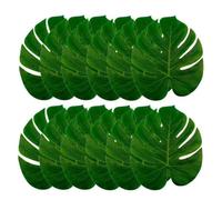 Xbsduih Feuilles de Palmier Tropicales Artificielles Décoration de Fête dans la Jungle Animal Été Mariage Hawaïen Décoration de Table pour XXL Facile à Utiliser