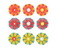 Xbsduih Fleurs pour Mangeoire à Oiseaux, Ensemble de Portes pour Alimentation Suspendues pour Oiseaux, Pièces de Rechange, Fournitures pour Mangeoire à Oiseaux B