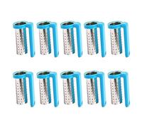 Xbsduih Infuseurs à thé Filtres Tamis Infuseurs en Acier Inoxydable Accessoires pour thé Feuille de thé Filtre Diffuseur Infuseur Bleu