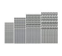 Xbsduih Jeu de forets hélicoïdaux en titane de 40 pièces, forets de perçage métriques dans le cobalt de 0,5 mm, 2,0 mm pour métal, jeu de forets petits en acier inoxydable