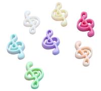 Xbsduih Kawaii Lot de 70 décorations de musique en résine multicolore pour bricolage pour téléphone