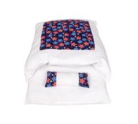 Xbsduih Lit pour animaux de compagnie amovible chaud sac de couchage pour animaux domestiques sommeil profond lit pour chien domestique semi-fermé coussin thermique pour chats + coussin L installation