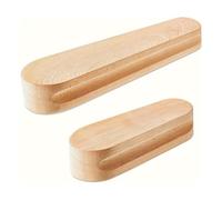 Xbsduih Lot de 2 battements de tailleur en bois de hêtre, outil de couture professionnel pour aplatir les tissus et presser les points (12 pouces et 7 pouces), facile à installer, facile à utiliser
