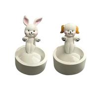 Xbsduih Lot de 2 bougeoirs en forme de bougeoirs votive pour bougeoirs pour table bougie durable, facile à installer, A