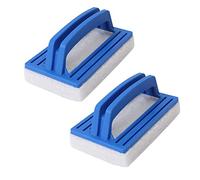 Xbsduih Lot de 2 Brosses de Nettoyage de la Piscine Éponge Abrasive pour le Nettoyage de Lave-Sèche-linge Cuisine, Baignoire, Carreaux de Douche