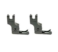 Xbsduih Lot de 2 pieds de guidage étroits pour machine à coudre industrielle pour point noué pieds universels avec fermeture éclair durable, facile à installer, CL1/32NS(0.1)