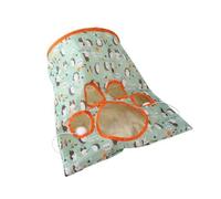 Xbsduih Lot de 2 tunnels de style pour chats d'intérieur, jouet tunnel pour jeux pour chats domestiques, sac de perceuse interactif pliable pour chats durable et facile à utiliser