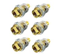 Xbsduih Lot de 6 mini huileur accessoires pour outils pneumatiques - Lubrificateur d'huile pour huileur NPT 1/4 de pouce pour huileur pour outils pneumatiques à compression d'air - Jaune