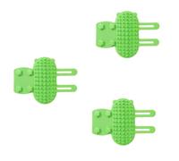 Xbsduih Massage pour gratter les chats, planche à gratter les chats, jouets pour animaux de compagnie, rayures en silicone, sangle pour les jambes de table, jouet pour chats vert