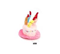 Xbsduih Mignon animaux de compagnie chiens chats chapeaux d'anniversaire réglables bougies colorées pour chiens chiots, chats, costume de cosplay chapeaux rose