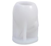 Xbsduih Moule à Bougies Lapin Pâques, Moule en Silicone Lapin pour Fabrication de Bougies, Chocolat, Décorations pour Gâteaux, Savon, Moule en Résine B 1 Pièce