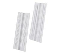 Xbsduih Moule en Silicone pour Bougies d'église à Longue Bande Fai-de-T-e, Forme Irrégulière, Dîner à Bougie dans, 2 Pièces
