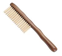 Xbsduih Peigne en Bois de Santal Naturel Peigne en Bois Fait une Main Démêlant Peigne une Dents Large Conception