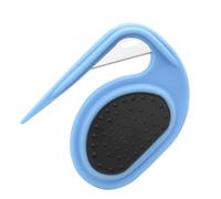 Xbsduih Peigne pour animaux de compagnie, pour le toilettage, les chats, les chiots, les produits de soins des animaux de compagnie, bleu