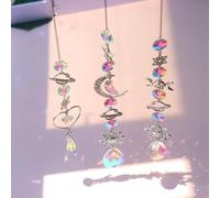 Xbsduih Pendentif avec Prismes de Diamants Attrape-rêves Chaser Drop Suspendu Décorations pour la Maison et le Jardin 1 PCS D