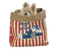 Xbsduih Pet Chats et Chiens Papier Kraft Popcorn Sac en Papier Puzzle Décompression Drôle Chats et Chiens Jouet pour Animaux de Compagnie Jouet pour Chiens