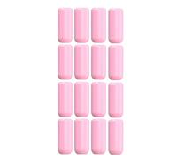 Xbsduih Pièces de Rechange En Silicone pour Manches Élastiques Anti-Fuites, Manches Anti-Fuite Réutilisables pour Articles de Voyage 16 Pièces Rose