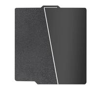 Xbsduih Plaque de construction double face PEI noire de 257 x 257 mm pour Bambu-Lab A1/X1C/X1/X1E/P1P/P1S, plaque PEI lisse et PEI texturée