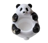 Xbsduih Porte-bougie Tea Light, Adorable Panda Porte-bougies Porte-Bagues Plateau pour Bijoux Support de Table de Bureau Maison Durable Facile à utiliser 7 x 10 cm