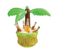 Xbsduih Réfrigérateur gonflable pour boissons seau à glace de grande capacité en forme d'arbre de noix de coco, pour intérieur d'été en plein air