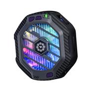 Xbsduih Refroidisseur de téléphone, chargeur sans fil magnétique avec éclairage RVB, ventilateur de refroidissement rapide à 3 niveaux pour jeux sur téléphone, streaming en direct, facile à utiliser