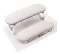 Xbsduih Repose-bras pour ongles, repose-mains pliable en cuir PU pour ongles acryliques, coussin pour support de main, coussin pour ongles, nail art