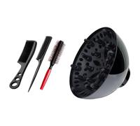 Xbsduih Salon professionnel pour salon de coiffure sèche-cheveux diffuseur buse souffleur barbier diffuseur pour sèche-cheveux avec peigne