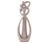 Xbsduih Sculptures de Couples pour Décoration de la Maison, Figurines de Couples Embrassant, Sculpture de Couples Modernes, Sculptures Romantiques Moderne pour la Chambre A 8x5x23 cm