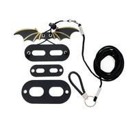 Xbsduih Set de laisse harnais lézard, harnais de poitrine en cuir pour animaux domestiques qui sortent, corde de traction pour écureuils couleur
