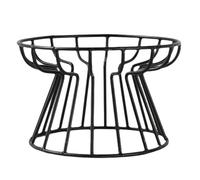 Xbsduih Support pour bol pour animaux de compagnie, haut pour bol pour chats nordiques, support pour bol, spondylose anticervicale et bol pour chats anti-retournement noir