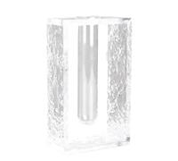 Xbsduih Vase transparent moderne simple salon décoration de bureau arrangement de fleurs récipient hydroponique pot artisanal B durable facile à installer facile à utiliser