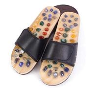 XBSLJ Pantoufles de Massage Chaussons de Massage Unisexes Acupression Aimant Thérapie Tai Chi Favorise la Circulation Sanguine Soulage la Douleur au Pied Chaussures Plates intérieures