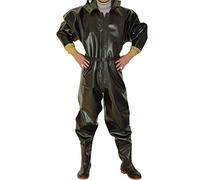 XBSXP Bottes de pêche et Cuissardes Wader Complet du Corps avec Bottes en Caoutchouc, Cuissardes imperméables pour Hommes, Chasse, Cuissardes de pêche, A, 44