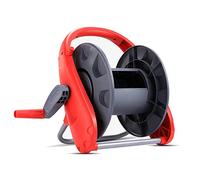 XBSXP Ensemble de 2 enrouleurs de Tuyau d'arrosage Mobiles muraux, avec Tuyau d'eau antidéflagrant et Pistolet à Eau Multifonctionnel, Petit Support de Tuyau d'arrosage, Utilisé pour l'i