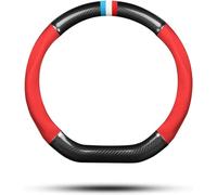 XBTGHWMZ Couvre Volant Voiture pour Renault Twingo III Life Zen Intens Vibes 2014-2022,Respirant et Antidérapant,Couvre Volant Souple Cuir Accessoires Auto Decoration Interieur,Black3