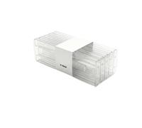 XBTNCYFE Lot De 3/5/7 Séparateurs De Tiroirs, Séparateurs En Plastique Transparent, Boîtes De Rangement for Tiroirs, Adaptés Au Rangement De La Garde-robe Et De La Coiffeuse.(5-PACK)