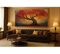 XBTYKPB Décoration murale d'automne, œuvres d'art d'automne, impressions sur toile, photos d'automne, impressions photo, impressions personnalisables, toile de peinture, art 50 x 100 cm sans cadre
