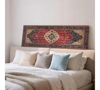 XBTYKPB Impression sur toile persane, grand format panoramique, décoration encadrée horizontale, style maximaliste et bohème (65 x 195 cm/sans cadre)