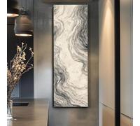 XBTYKPB Tableau abstrait étroit, toile haute et fine, peinture murale verticale encadrée pour la décoration des chambres, des halls et des bureaux (65 x 195 cm/sans cadre)