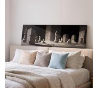 XBTYKPB Toile encadrée « Échecs surréalistes », art concret, peinture panoramique grand format, décoration murale grand format, impression académique, toile longue et étroite (50 x 150 cm/sans cadre)