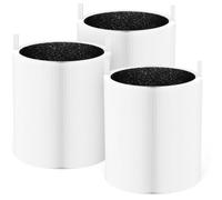 XBWW Blue Pure 511 Lot de 3 filtres de rechange pour purificateur d'air Blueair Blue Pure 511, filtre 2 en 1 H13 True HEPA et filtre à charbon actif