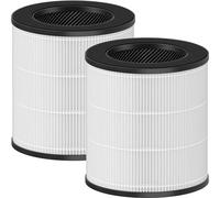 XBWW Lot de 2 filtres de rechange HEPA H13 compatibles avec le purificateur VEWIOR A2, système de filtration à 3 étapes