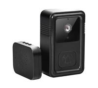 xCámara de timbre intelligent avec visión nocturna - HD Wireless Video Toilmell | Audio de 2 vías Seguridad en el hogar | Tuertas visuales à prueba les intempéries avec soporte adhesivo | Detección