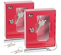 Xcase 2 boîtes à clés de Secours Professionnelle avec vitre et Marteau durgence