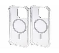 2 coques transparentes compatibles MagSafe pour iPhone 15 Pro XCase