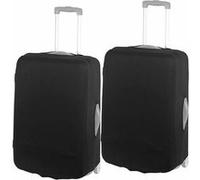 XCase : 2 housses de protection élastiques pour valise jusqu'à 63 cm - Taille L noir
