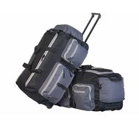 XCase 2 valises trolley pliables XL avec poignée télescopique