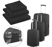 : 3 housses de protection élastiques pour valise, tailles M / L / XL