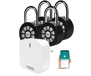 XCase 4 cadenas connectés et intelligents à code avec passerelle réseau