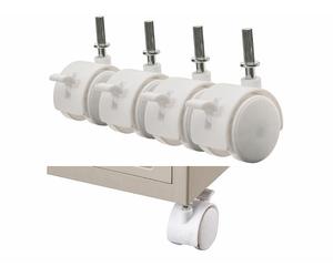 XCase 4 roulettes pour boîtes de rangement AB-100 et AB-130